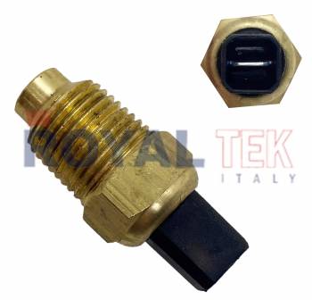 BULBO SENSOR TEMPERATURA DE AGUA ROYALTEK AISLANTE NEGRO / FIAT 125 128 147 LADA TODOS --- OEM 7504272